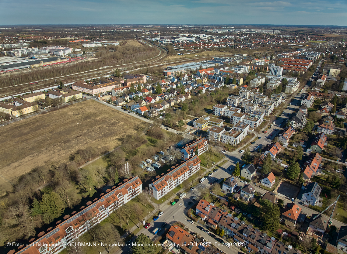 20.02.2023 - Copterfotos und Luftbilder von Berg am Laim